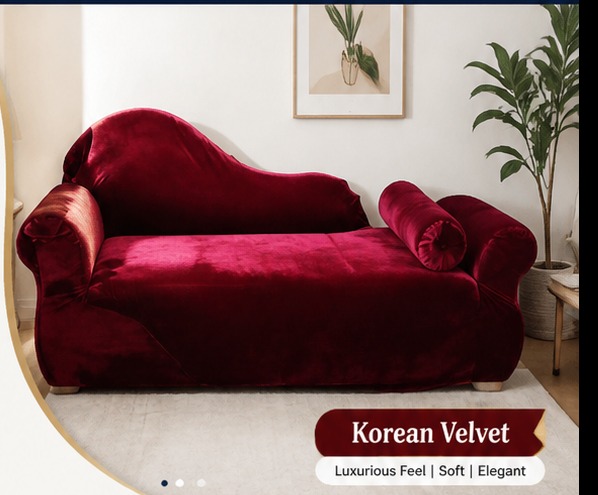 Korean Velvet sofa cover