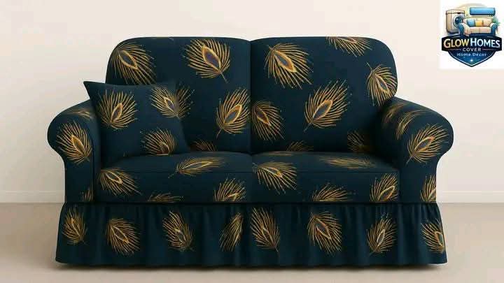 China Magic Print - Ruffle Design 02 sofa cover by Cholti Home decor