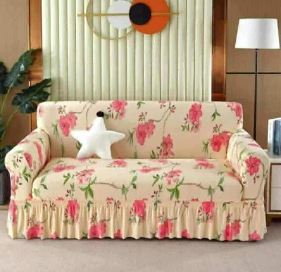 China Magic Print - Ruffle Design 03 sofa cover by Cholti Home decor