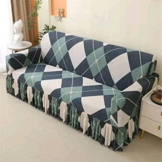 China Magic Print - Ruffle Design 18 sofa cover by Cholti Home decor