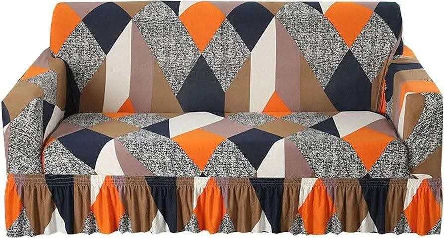 China Magic Print - Ruffle Design 31 sofa cover by Cholti Home decor